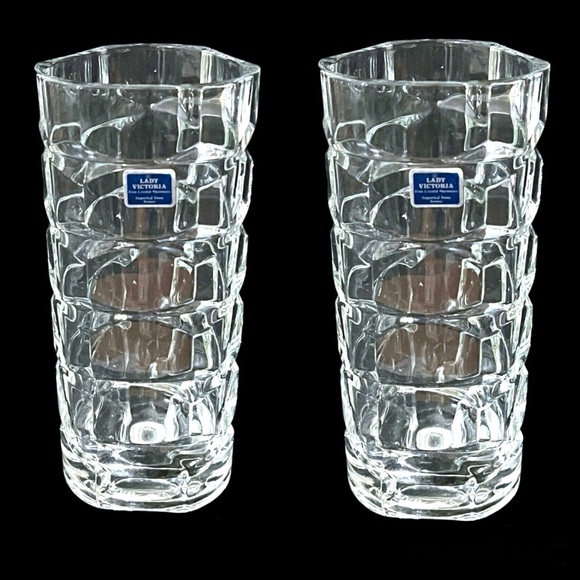Other - LADY VICTORIA FINE‎ CRYSTAL STEMWARE BUD VASE FRANCE Flower Chantelle Pattern